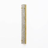 Pair of Modern Brass and Murano Glass "Scavo" Sconces