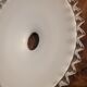 White opaline lampshade with a scalloped edge Ø 25.5 cm, first half of the 20th century.