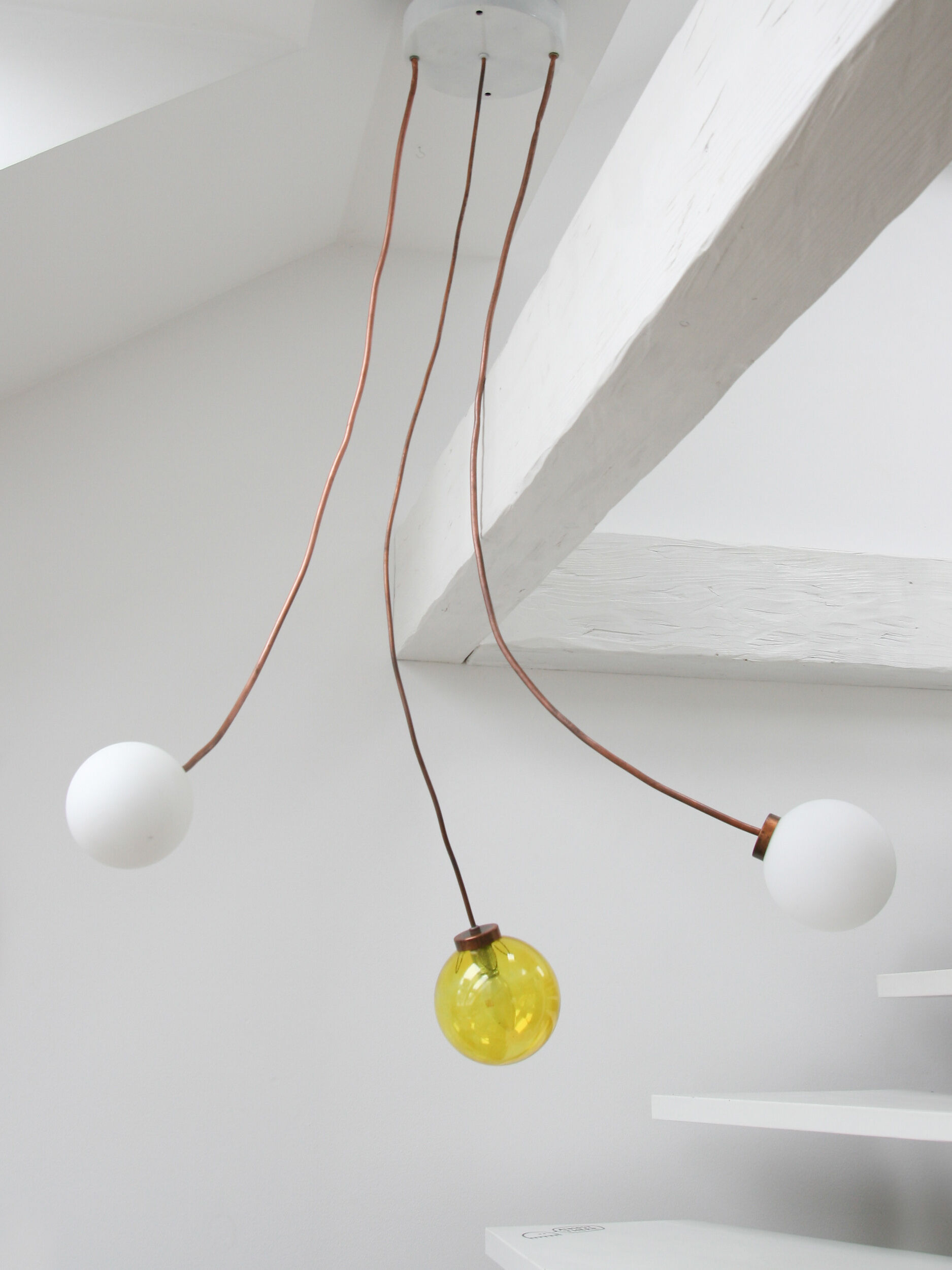 Adjustable Alien Copper langing lamp