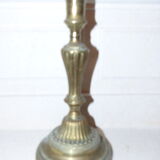 Copper candlestick pair