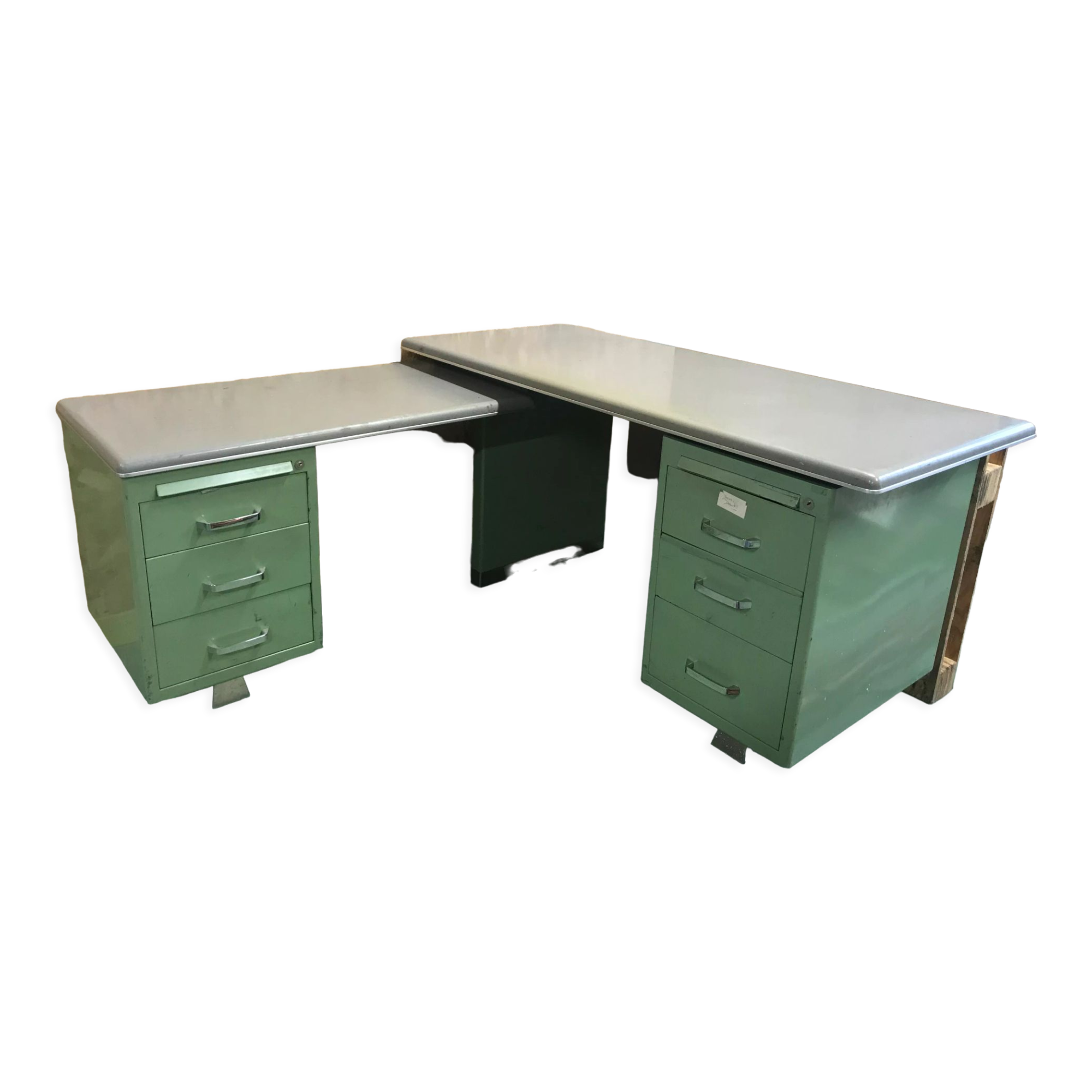 Industrial corner office