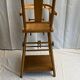 Wooden high chair for baby