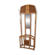 Art Deco coat rack wardrobe in solid oak