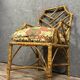 Asia 20th century: rattan and bamboo office chair circa 1950-1970