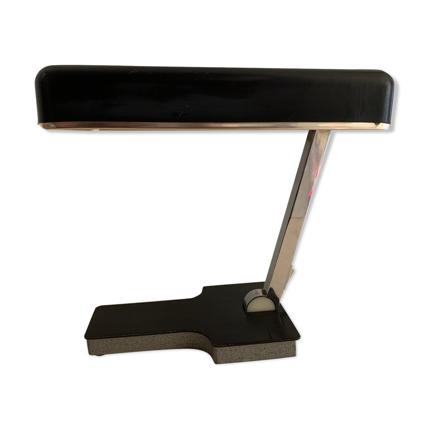 Adjustable Fase lamp, model Mini Fase in black metal, 1960