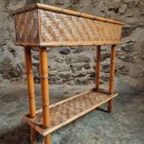 Bamboo planter, 1970s