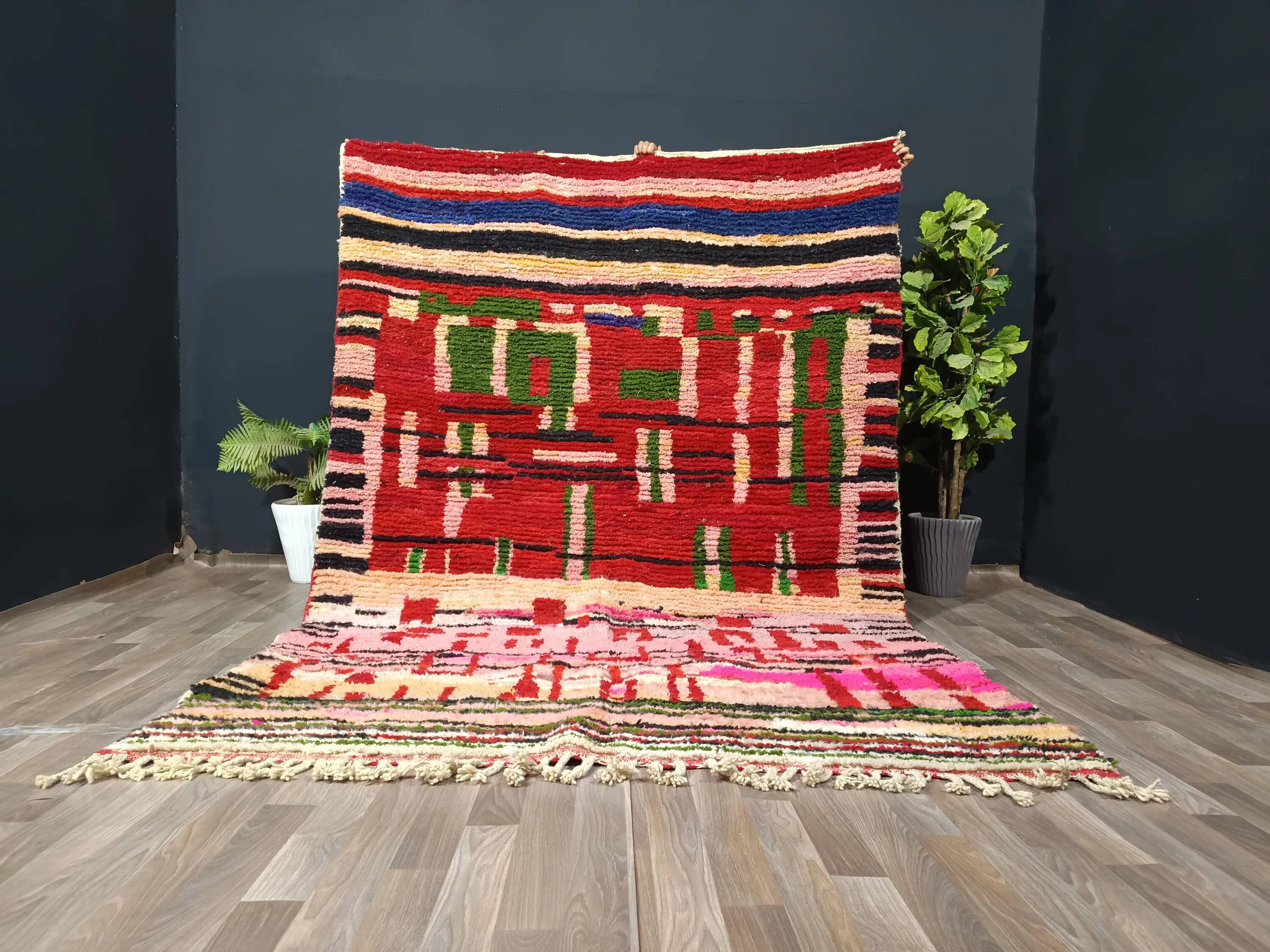 Handmade traditional carpet 250cm x 150cm Moroccan