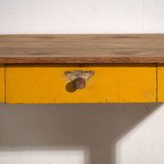 Antique painted pine kitchen table – Central Europe, circa 1920