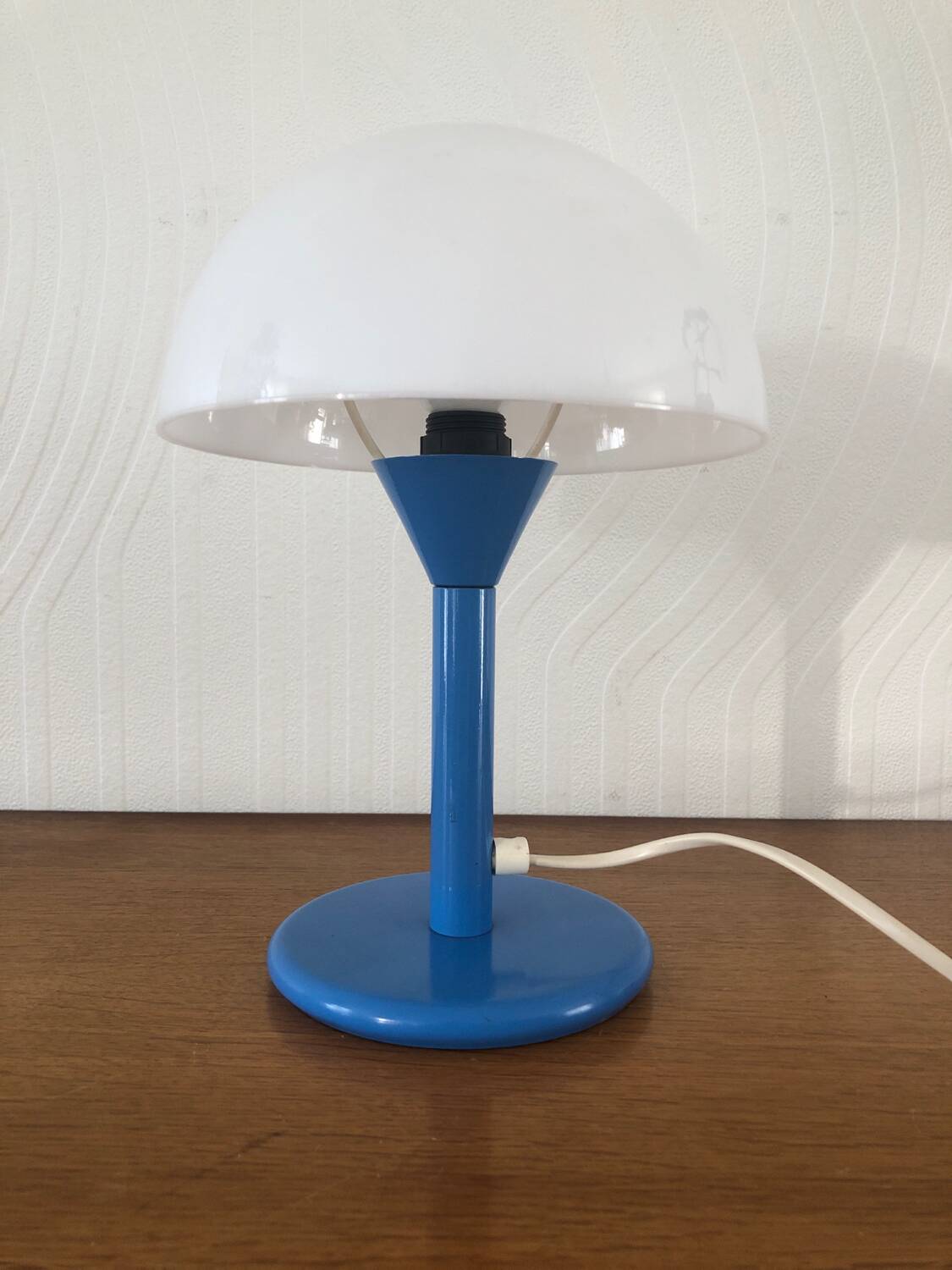 Lampe champignon Aluminor Vintage des annees 70
