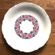 Vintage German porcelain flower plate