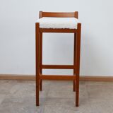 Mid-century teak swedish bar stool