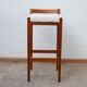 Mid-century teak swedish bar stool