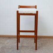 Mid-century teak swedish bar stool