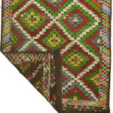 Anatolian handmade kilim rug 337 cm x 167 cm