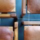 Chairs Maison Regain solid elm structure, leather seat and back