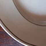Plat de service ovale Creil et Montereau (HBCM)