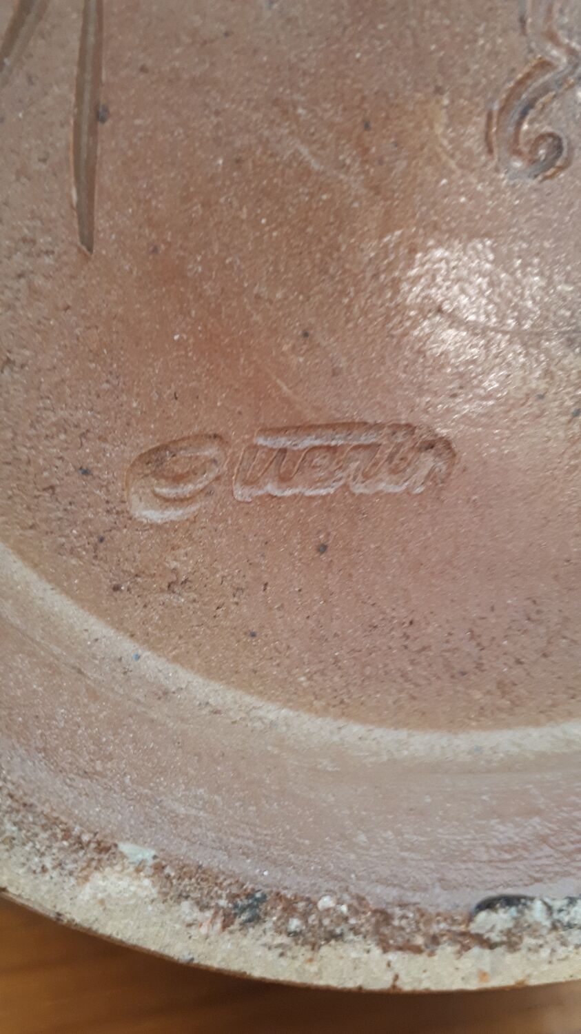 Large Art Deco vase signed Guérin