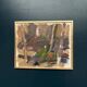 Swedish Oil on Panel“Composition” by Nils Folke Knafve –Vintage & Framed