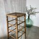 Tabouret bois/cannage