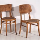 Vintage Thonet Chairs (c.1950). Set of 4 pieces #7