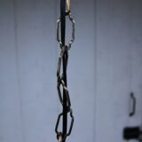 Italian brass and opaline hanging