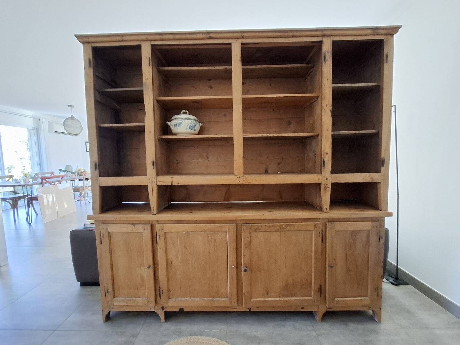 Large solid wood sideboard