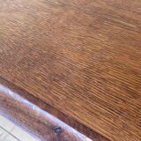 Commode vintage en noyer, pieds compas , circa 1950s