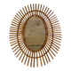 Rattan mirror