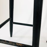 Pair wooden bar stools