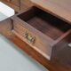 Table d'appoint en chêne rustique français vintage, années 1920