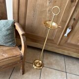 Gold-plated brass ashtray