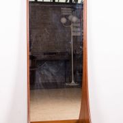 Large wall mirror in Danish teak by Pedersen and Hansen 1960.