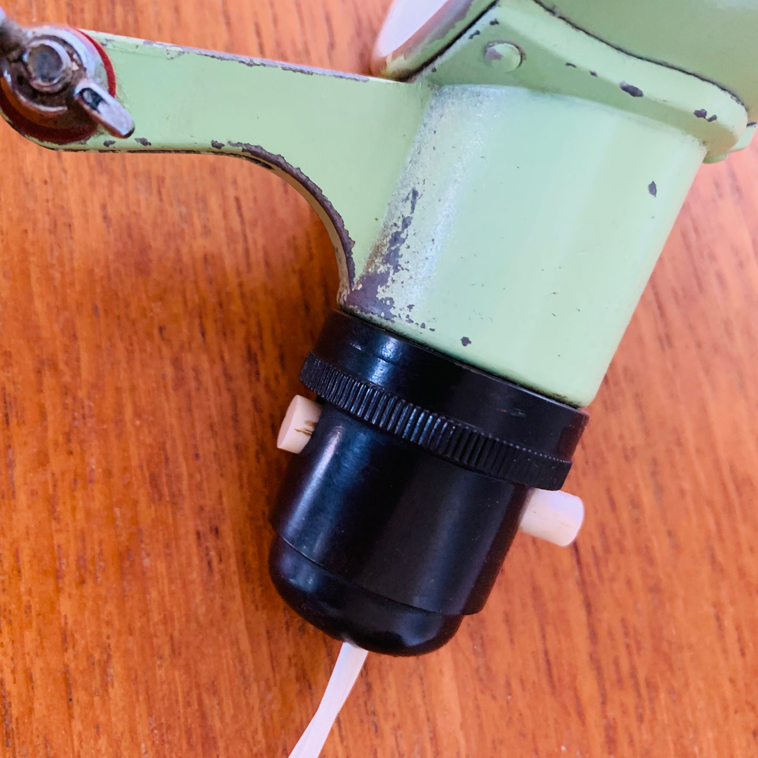 Vintage travel folding lamp Metek 1950