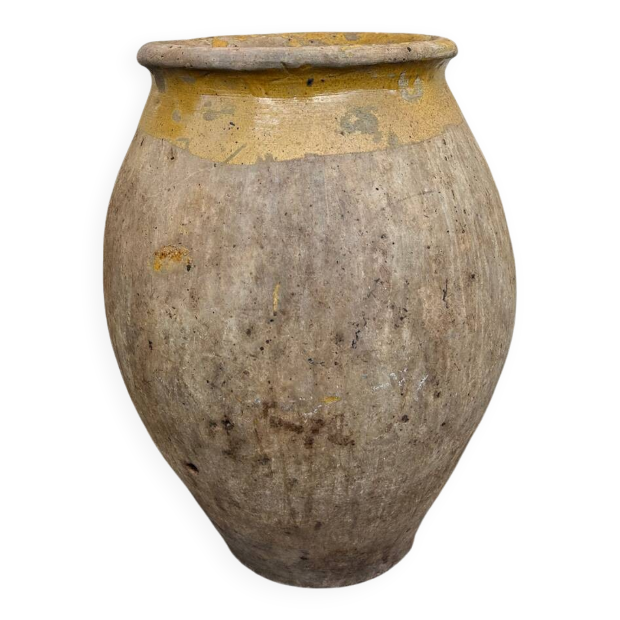 Provençal jar – Yellow glazed earthenware