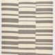 7x9 Kilim Grey & Beige Flatweave Vintage Kilim Rug,Area Kilim Rug,204x27 cm