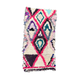 Vintage azilal berber carpet 75x160 cm