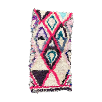 Vintage azilal berber carpet 75x160 cm