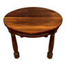 Empire extending table in blond walnut circa 1880 / 306cm open
