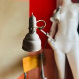 Pair of articulated industrial lamps 1950