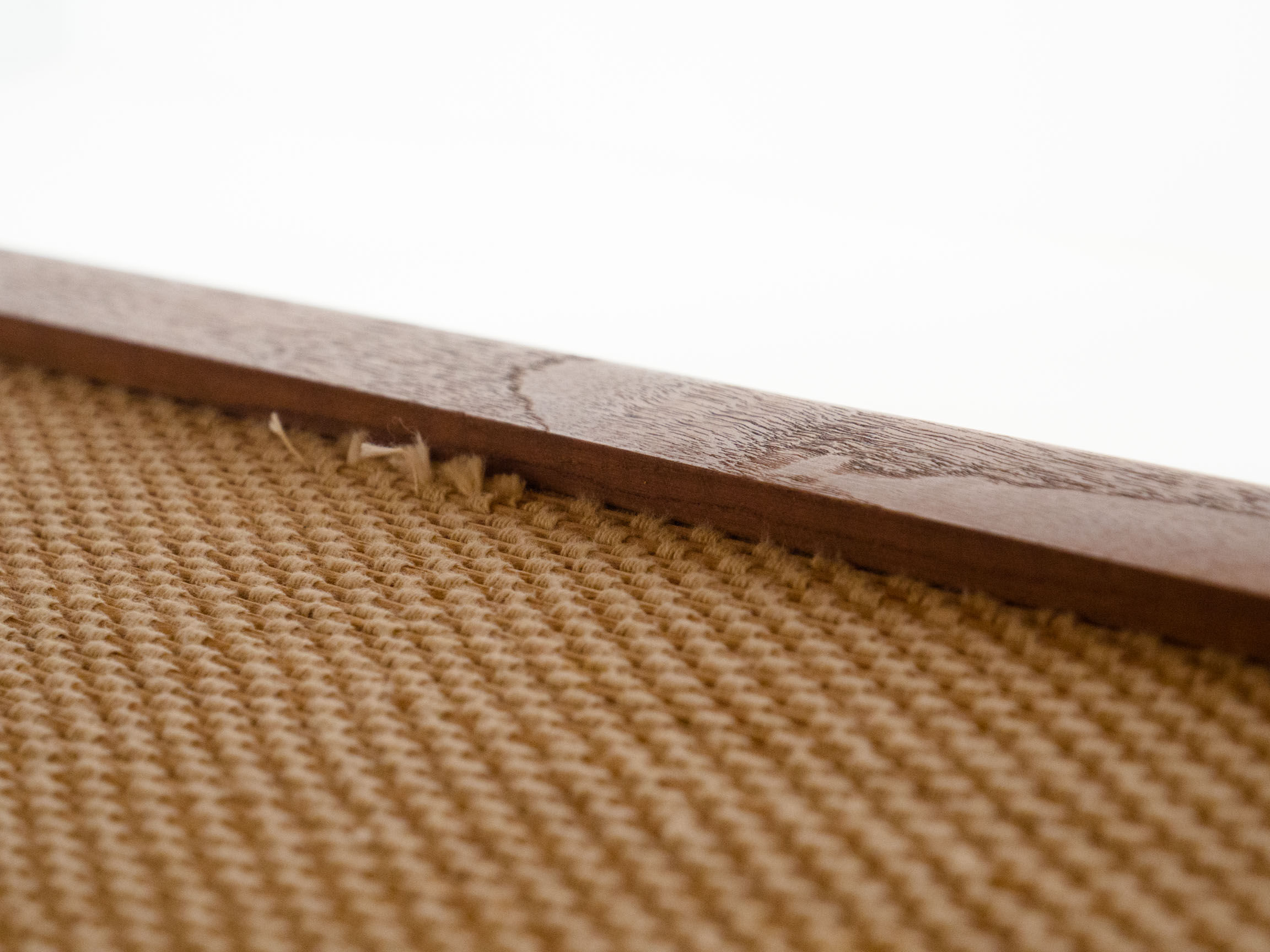 Vintage round teak coffee table