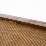 Vintage round teak coffee table