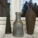 Trio de vases en grès vintage