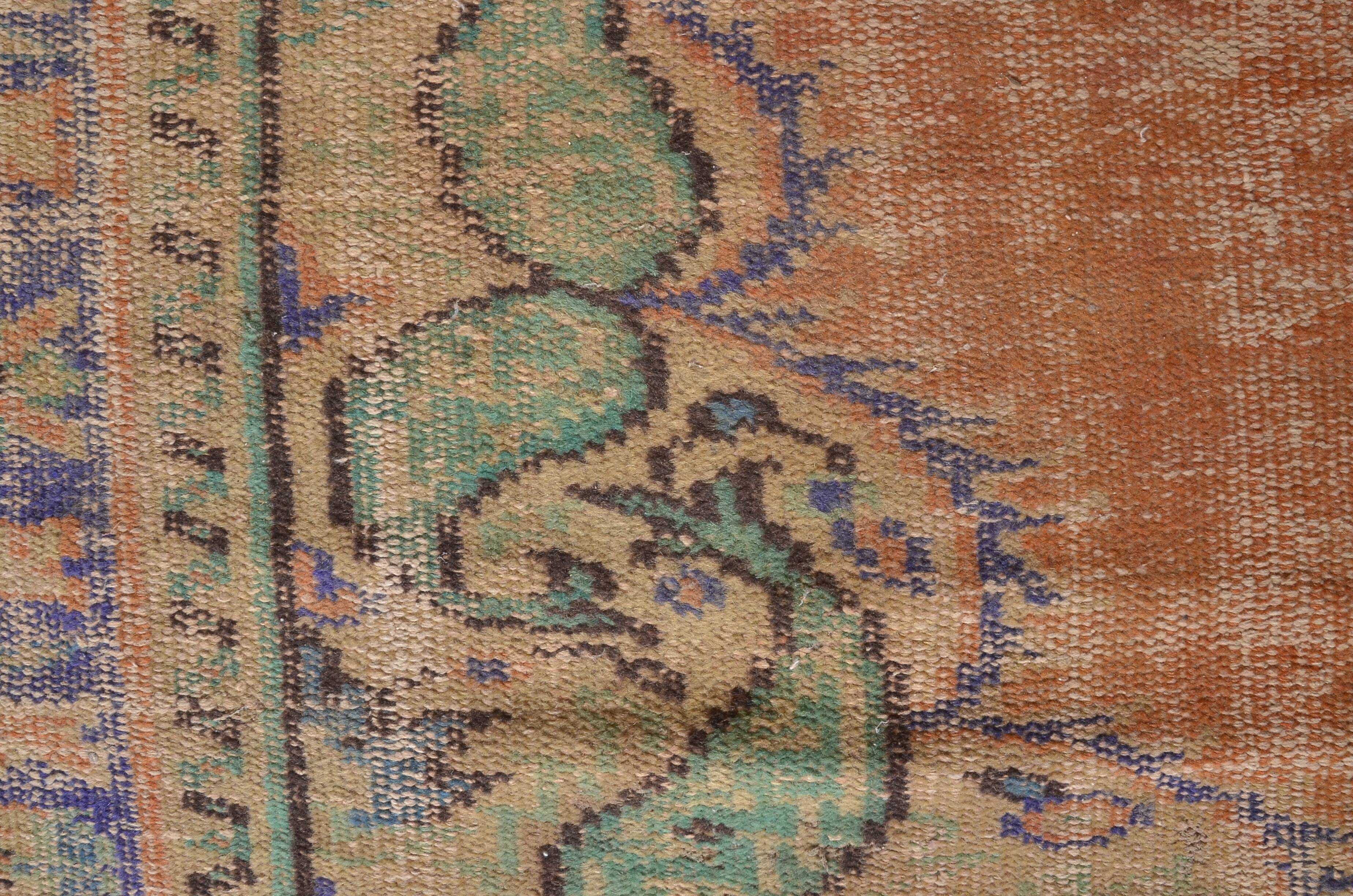 Antique Floral Oushak Home Living Rug sku 1900