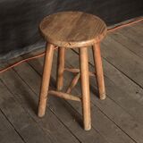 Wooden alpine-style stool
