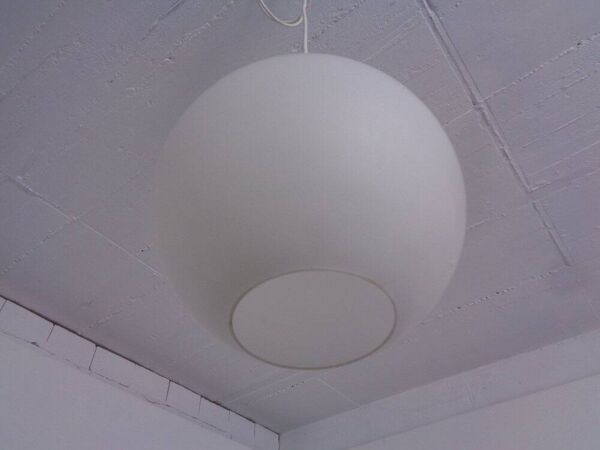 Opaline Glass Satellite Pendant Lamps by Vilhelm Wohlert for Louis Poulsen, 1960s, Set of 2