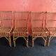 4 vintage wicker and rattan chairs 1970