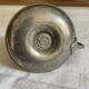 Hand port metal candle holder