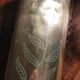 Vase Obus Chiselled Decor of Branches Trench Art Poilu WW1 14 18