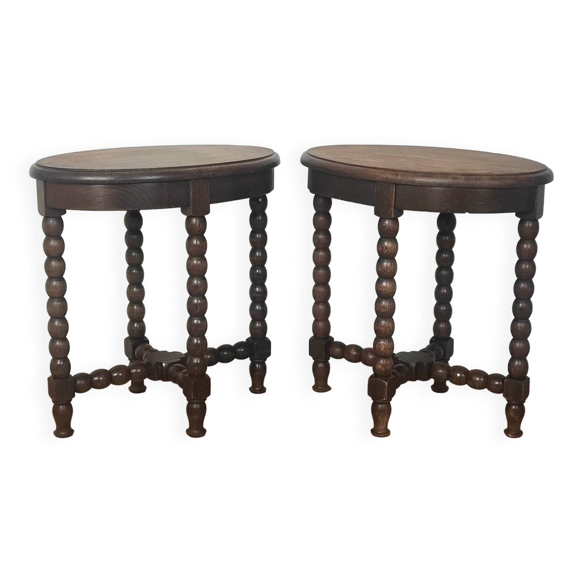 Louis XIII style side tables/end tables