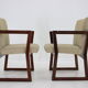 Pair of beech armachairs ,czechoslovakia 1960s